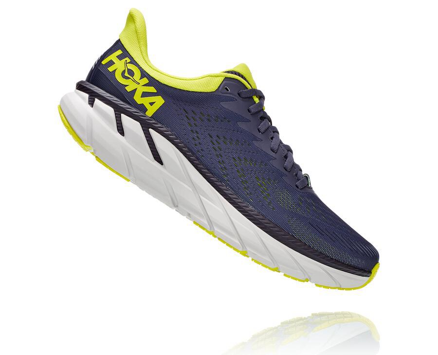 Hoka One One Tenisky Panske Námornícka Modrá - Clifton 7 - 37620-VTYO